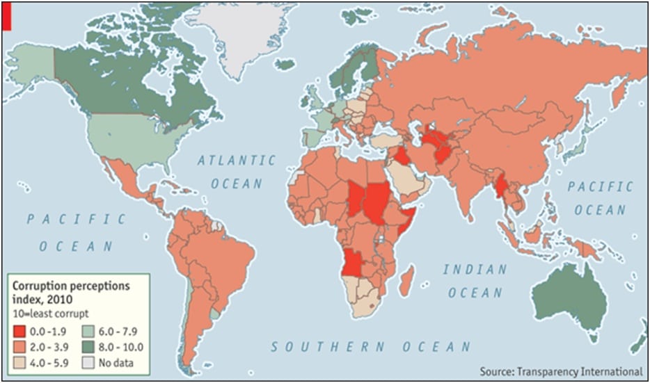 corruptions-perceptions-world-map-economist