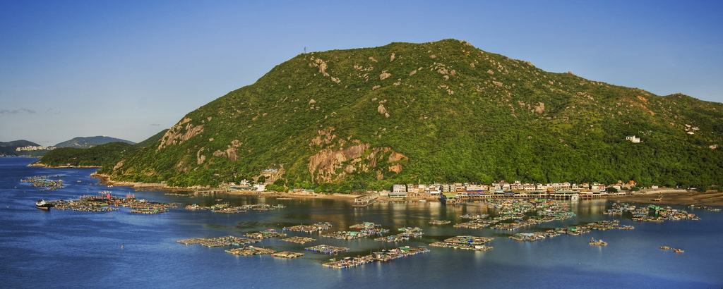 lamma-island-hong-kong-pano-lores Aerial view of Lamma Island
