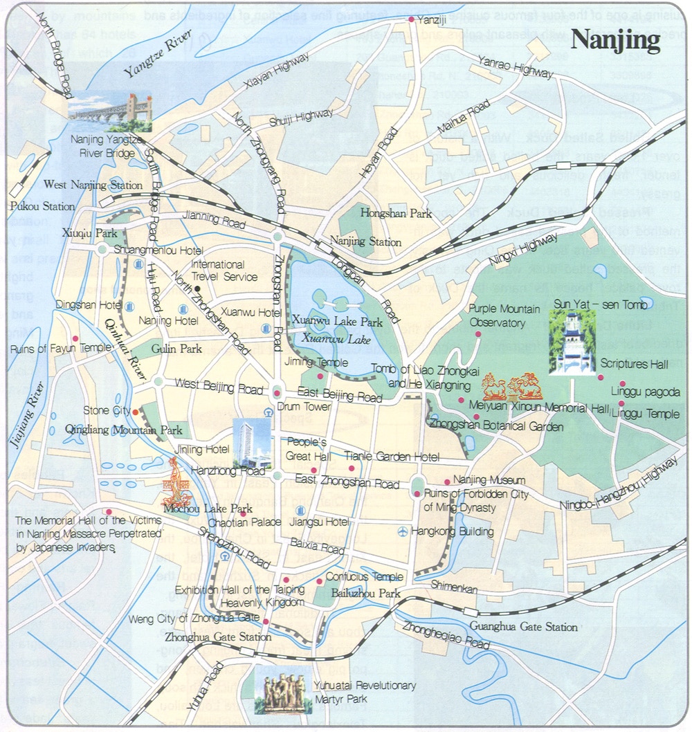 nanjing area map english hi-res detailed downloadable