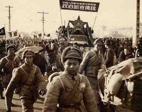 The PLA marches into Beijing in 1949